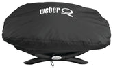 Weber 7110 Grill Cover, 17-1/4 in W, 12-1/2 in H, Polyester, Black